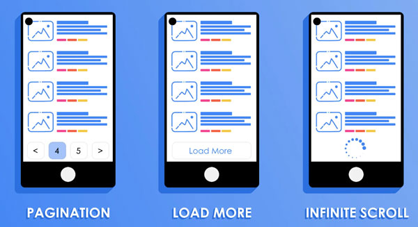    تاثیر تکنیک صفحات بی‌پایان یا Infinite scroll بر سئو